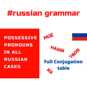 possessive pronouns in russian