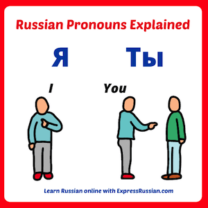 Russian pronouns chart